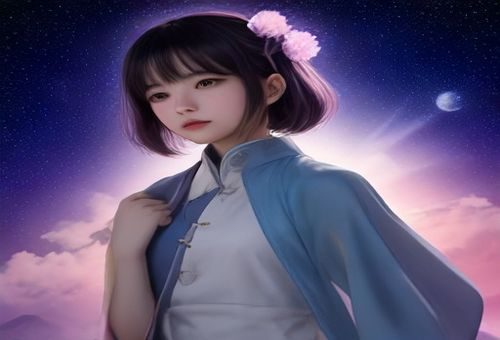 星奈爱季节主题写真剧照，暖色调服装与冷背景形成对比构图